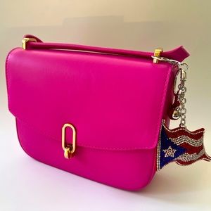 Rhinestones crystals keychains Puerto Rico flag